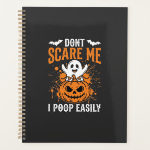 Halloween-Geist-Kürbis-Design 'Erschreck mich nich Planer