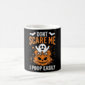 Halloween-Geist-Kürbis-Design "Mach mir keine Angs Kaffeetasse (Mittel)
