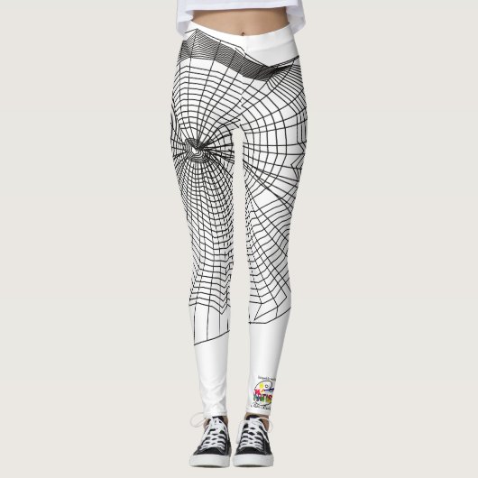 Halloween-Geist-Kürbis-Hexe-Leggings Leggings (Vorderseite)