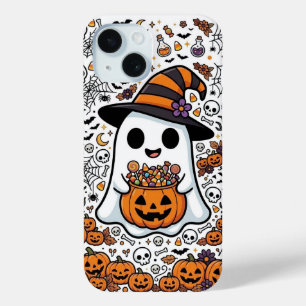 Halloween-Geist-Kürbis-Süßigkeiten-Muster Hexe Case-Mate iPhone Hülle