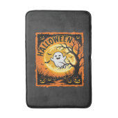 Halloween-Geist-Kürbis-verlassener-Baum Badematte (Vorderseite Vertikal)