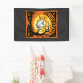 Halloween-Geist-Kürbis-verlassener Baum Banner (Insitu)