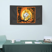 Halloween-Geist-Kürbis-verlassener Baum Banner (Messeveranstaltung)