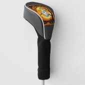 Halloween-Geist-Kürbis-Verlassener-Baum Golf Headcover (angewinkelt)