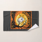 Halloween-Geist-Kürbis-Verlassener-Baum Handtuch (Handtuch)