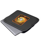 Halloween-Geist-Kürbis-Verlassener Baum Laptopschutzhülle (Vorne Knopf)