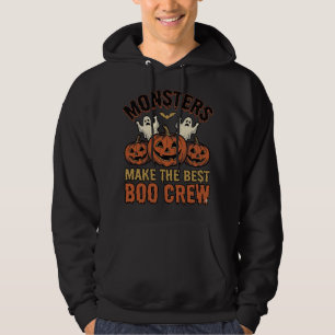 Halloween-Geist-Kürbis-vintage-Gravur-lustiges Te Hoodie