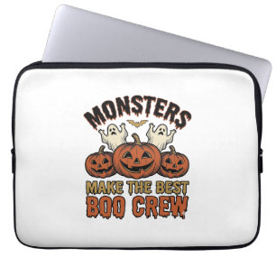 Halloween-Geist-Kürbis-vintage-Gravur-lustiges Te Laptopschutzhülle