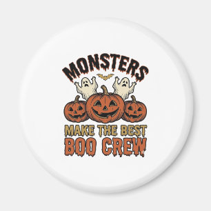 Halloween-Geist-Kürbis-Vintage-Stickerei-Lustiges Magnet