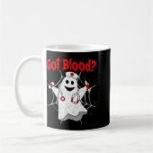 Halloween-Geist Lustiger Phlebotomist Phlebotomie  Kaffeetasse (Links)