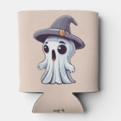 Halloween: Geist mit Hut - Dosenkühler (Rückseite)