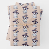 Halloween: Geist mit Hut - Geschenkpapier Set (Beispiel)