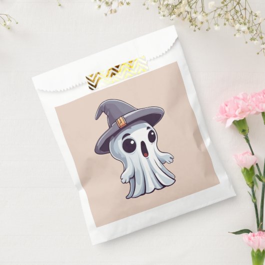 Halloween: Geist mit Hut -  Geschenktütchen (Versiegelt)