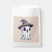 Halloween: Geist mit Hut -  Geschenktütchen (Vorderseite)