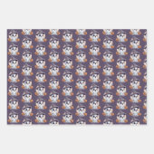 Halloween: Geist mit Kürbissen -  Geschenkpapier Set (Vorderseite 2)