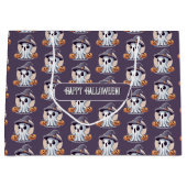 Halloween: Geist mit Kürbissen -  Große Geschenktüte (Vorderseite)