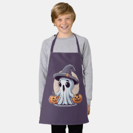 Halloween: Geist mit Kürbissen - Schürze