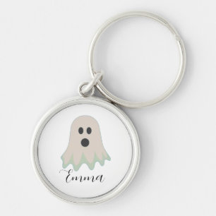 Halloween-Geist mit Namen Schlüsselanhänger