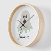 Halloween-Geist mit Namen Uhr (Winkel)