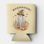 Halloween Geist mit Pumpkins und Sonnenblumen Dosenkühler (Rückseite)