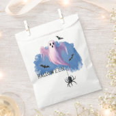 HALLOWEEN Geist mit Spinne Geschenktütchen (Ausgeschnitten)