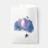 HALLOWEEN Geist mit Spinne Geschenktütchen (Vorderseite)
