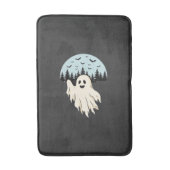 Halloween-Geist-Mond-Wald-Design_1 Badematte (Vorderseite Vertikal)