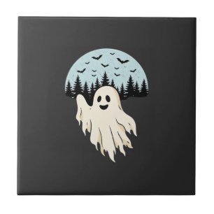 Halloween-Geist-Mond-Wald-Design_1 Fliese