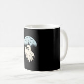Halloween-Geist-Mond-Wald-Design_1 Kaffeetasse (VorderseiteRechts)
