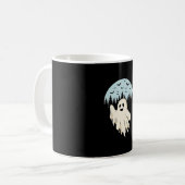 Halloween-Geist-Mond-Wald-Design_1 Kaffeetasse (Vorderseite Links)