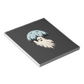 Halloween-Geist-Mond-Wald-Design_1 Notizblock (angewinkelt)