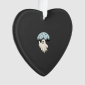 Halloween-Geist-Mond-Wald-Design_1 Ornament (Vorderseite)