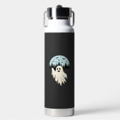 Halloween-Geist-Mond-Wald-Design_1 Trinkflasche (Vorderseite)