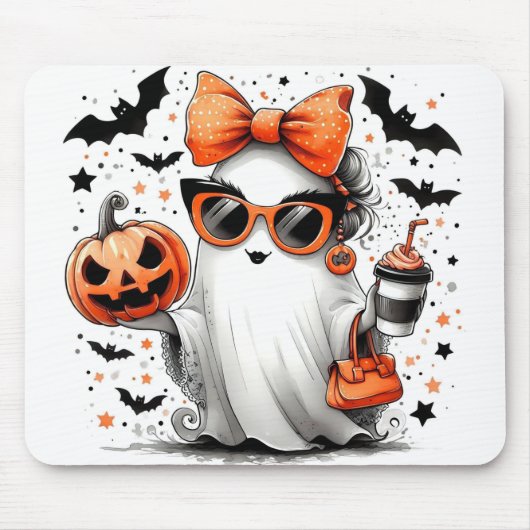 Halloween-Geist Mousepad (Vorne)
