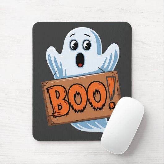 Halloween-Geist Mousepad (Mit Mouse)