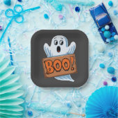 Halloween-Geist Pappteller (Party)