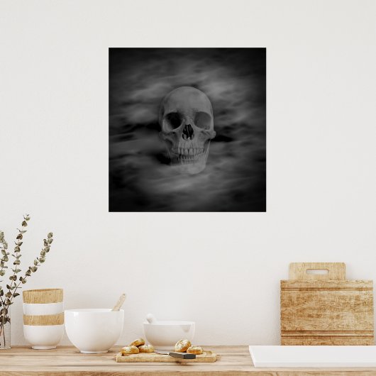 Halloween-Geist Poster (Küche)