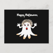 Halloween-Geist Postkarte (Vorderseite)