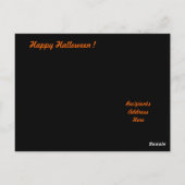 Halloween-Geist Postkarte (Rückseite)