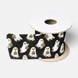 Halloween-Geist Satinband
