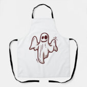 Halloween-Geist Schürze (Vorderseite)