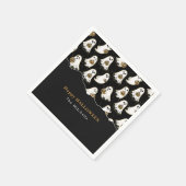 Halloween-Geist Serviette (Ecke)