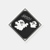 Halloween-Geist Serviette (Ecke)