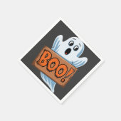 Halloween-Geist Serviette (Ecke)