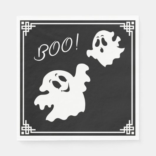 Halloween-Geist Serviette (Vorderseite)