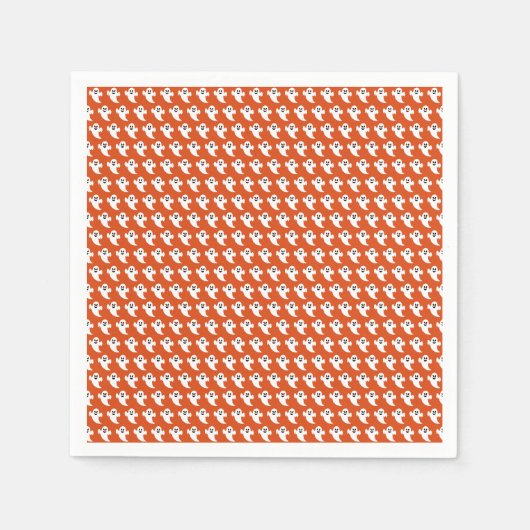 Halloween-Geist Serviette (Vorderseite)
