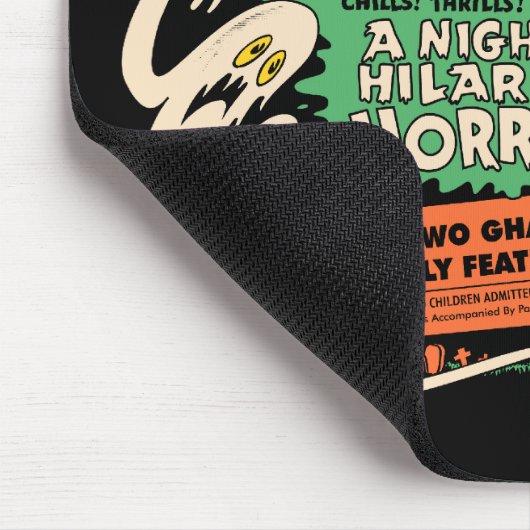 Halloween-Geist-Show 1950 Mousepad (Ecke)