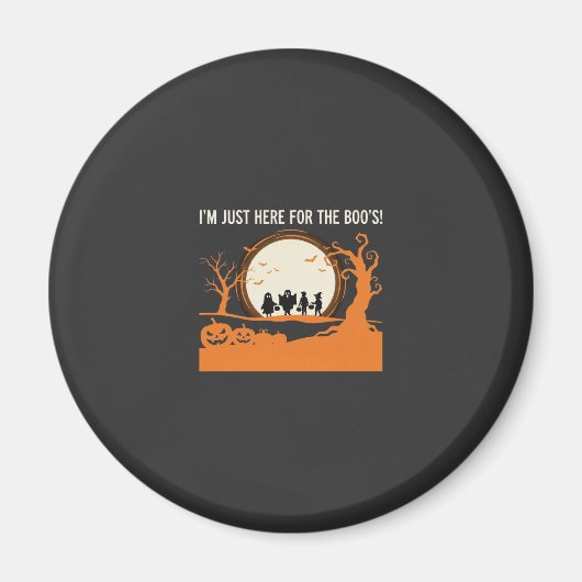 Halloween-Geist-Silhouette Magnet (Vorne)