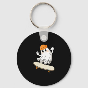 Halloween-Geist Skateboard T-Shirt Halloween Ska Schlüsselanhänger