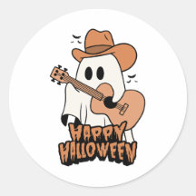 Halloween-Geist spielt Gitarre